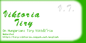 viktoria tiry business card